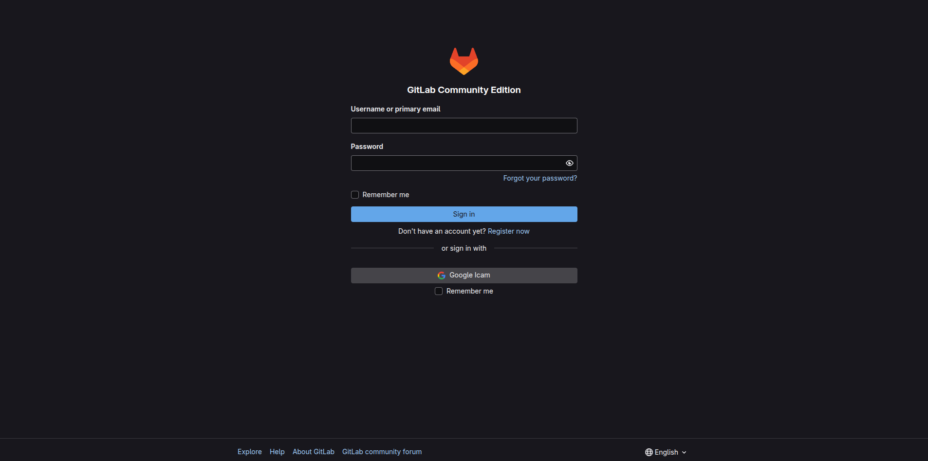 GitLab Sign-In